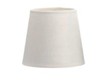Lampskärm i benvitt linne, 17 cm