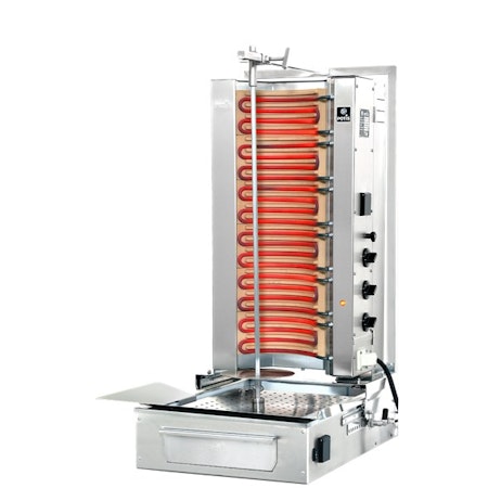 Kebabgrill F E3-S, 50kg kött effekt:9kW, POTIS