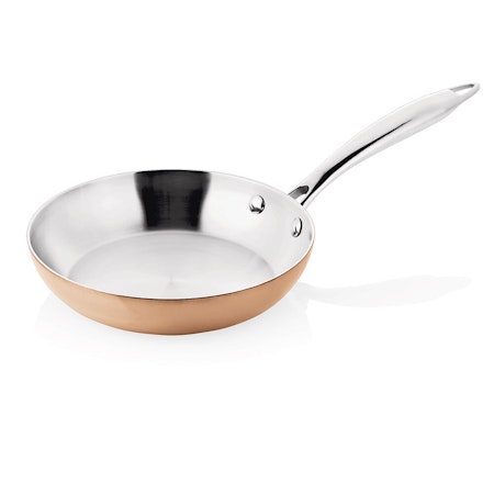 Stekpanna D20 cm 3-skikt Koppar