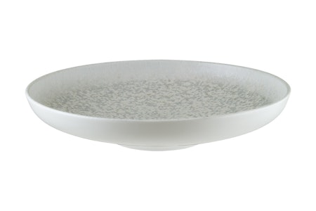 LUNAR White Tallrik djup D28cm