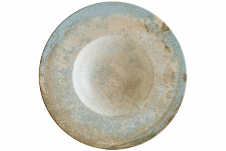LUZ Tallrik djup med brett bräm, D28cm