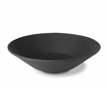Granit Skål Hel Svart Rå D27 cm