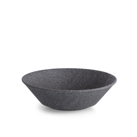 Granit  Skål Svart Rå, D20 cm