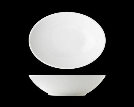 ISABELL Skål oval 18x13,5cm, 0,4L