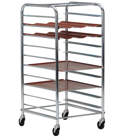 Plåtställ 10 gejder 600x450 H1120 mm monteringsbar