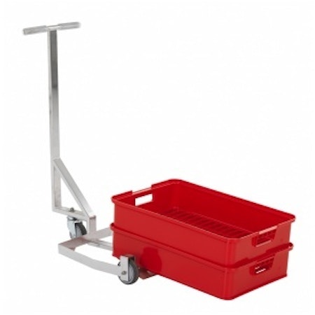 Backvagn Rostfritt med handtag, backar 600x400 mm