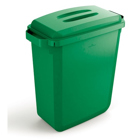 Binge i olika färger med lock, 60 liter