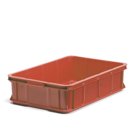 Pizzadeg/Råvaru Plastback röd, 600x400x150mm 26 Liter