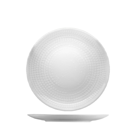 POINT White Tallrik flat D21cm