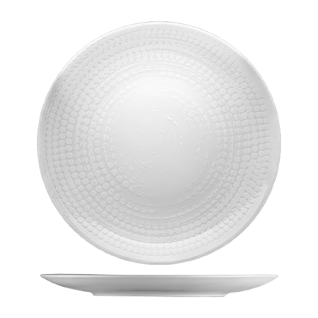 POINT White Tallrik flat D27cm