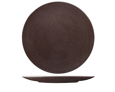 Ebony - LIFESTYLE Tallrik flat utan bräm D30cm
