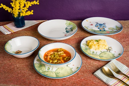 MINIMEAL Tallrik flat D25cm
