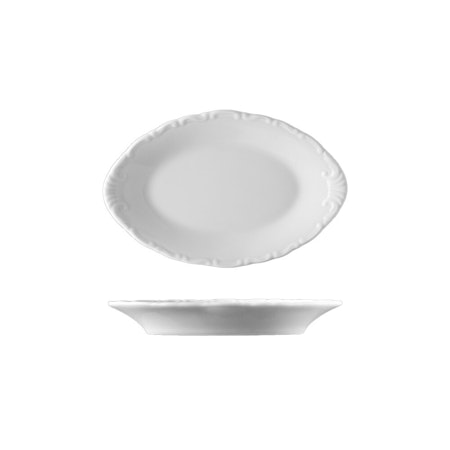 VERONA Oval fat 154x98xH20mm