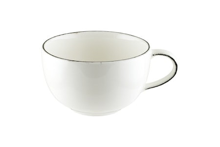 RETRO Kaffekopp 35cl svart kant