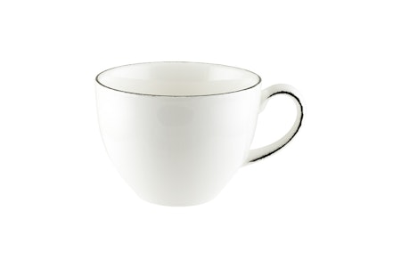 RETRO Kaffekopp 23cl, Svart kant