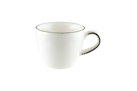 RETRO Espressokopp 8cl, Svart kant