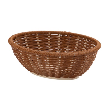 Bröd/BestickKorg oval brun 230x185x80 mm
