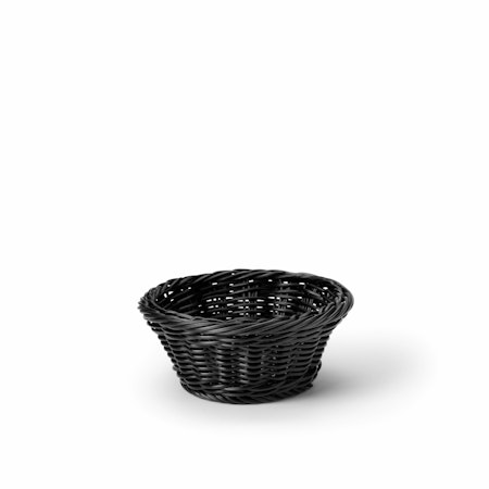 Bröd/Bestickkorg Svart, D18,5cm