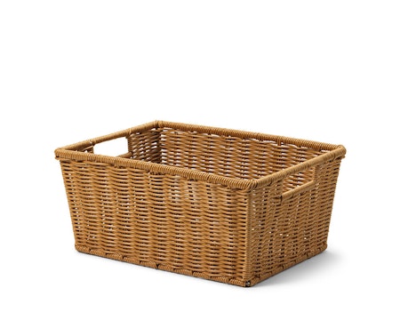 Bröd/Bestick/Frukt & Gröntkorg Brun, 40x30xH18cm