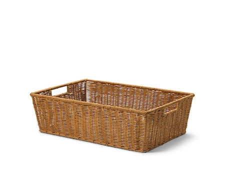 Bröd/Bestick/Frukt & Gröntkorg Brun, 60x40xH18cm