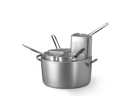 Agnelli kittel, Rostfrit, Inkl 4st pastainsats, D36cm