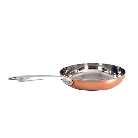 Agnelli Kopparstekpanna  induktionsbotten, D32cm