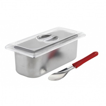 Glasskantin 1/3-12cm Rostfritt (360x165xH120mm)