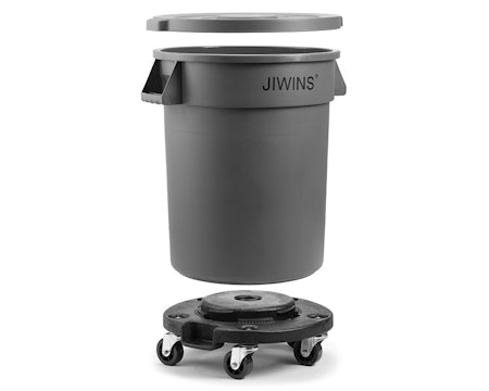 Avfallstunna 75Liter, grå plast