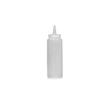 Dressingflaska transparant PP plast, 236 ml