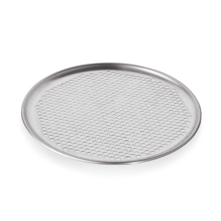 Pizzaplåt perforerad aluminium , D25ccm