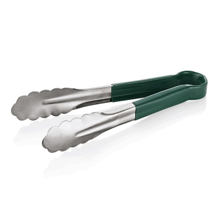 Salladstång Rostfri Grön plast handtag, 23cm