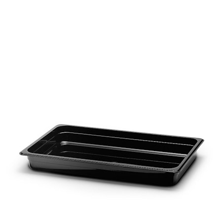 Kantin Gn 1/1-65 Polycarb, Svart