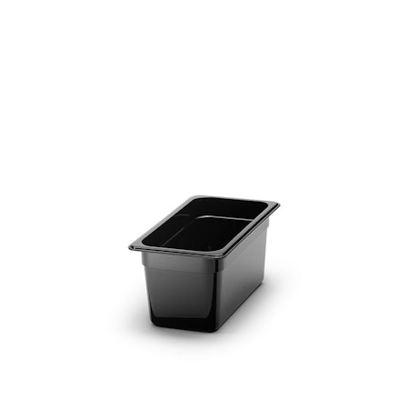 Kantin Gn 1/3-150 Polycarb, Svart
