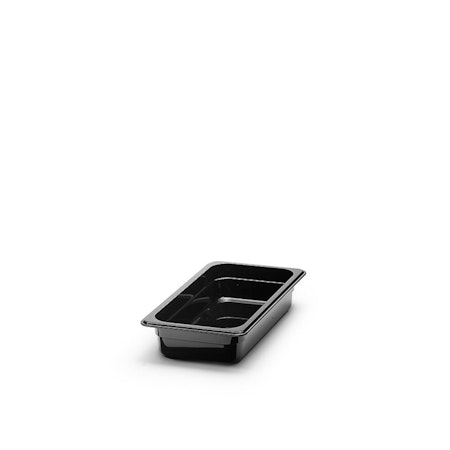 Kantin Gn 1/3-65 Polycarb, Svart