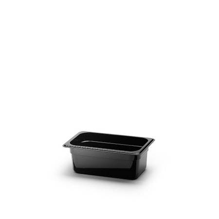 Kantin Gn 1/4-100 Polycarb, Svart