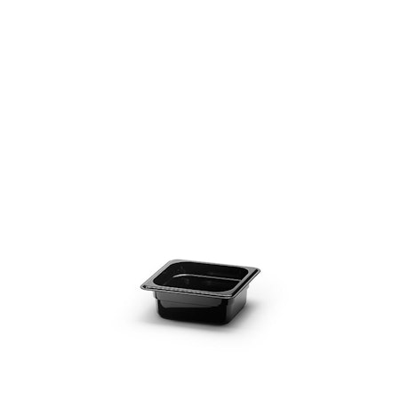 Kantin Gn 1/6-65 Polycarb, Svart