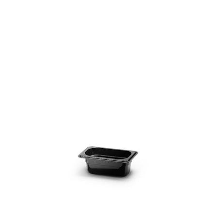 Kantin Gn 1/9-65 Polycarb, Svart