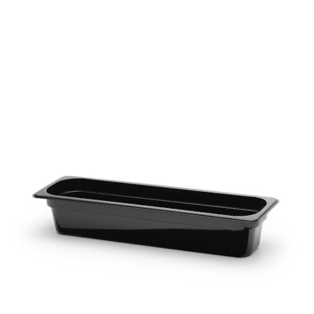 Kantin Polycarbonat Gn 2/4-100mm, svart