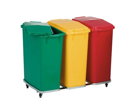 Vagn för binge 3x60 liter