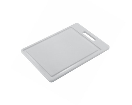 Skärbräda plast 35x25x1,2 cm Vit