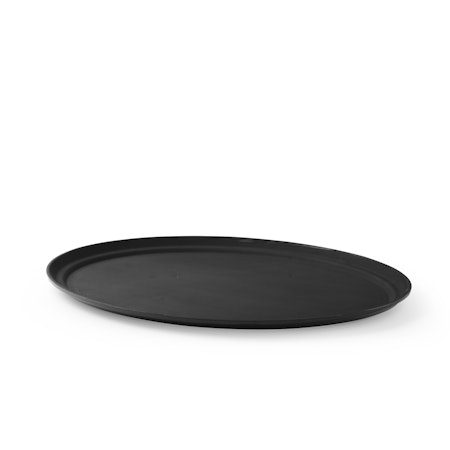 Barbricka Oval Svart 56x67,5 cm