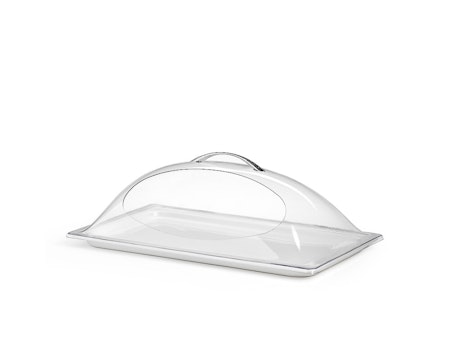 Plast huv GN 1/1 (53x32,5 cm) öppen långsida
