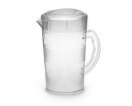 Tillbringare i PC plast med lock 1,9L