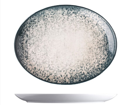 VINTAGE Assiett Oval 20x16cm