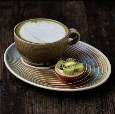 CORAL Espresso/Kaffefat oval 20x17cm