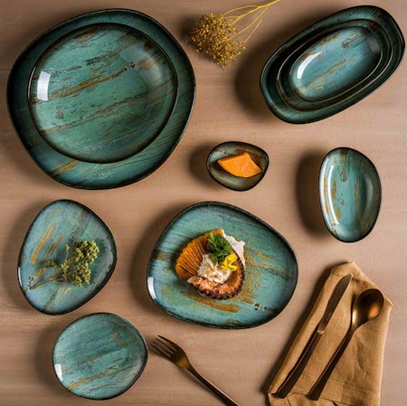 MADERA Assiett Oval 19x11cm