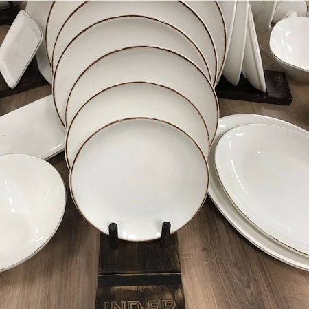 RETRO Tallrik Gourmet flat D21cm