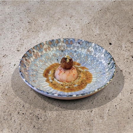 MOSAIK Bloom Coupe tallrik D23cm