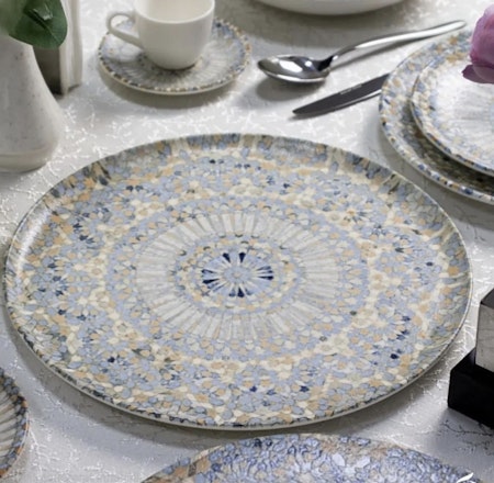 MOSAIK Tallrik Gourmet flat D32cm
