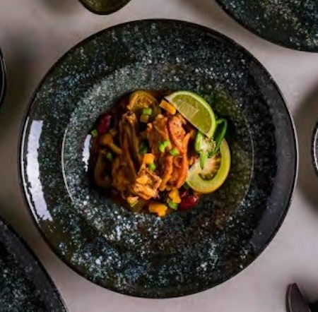 COSMOS BLACK Gourmet Pasta tallrik D24cm